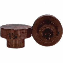 Tuffaloy - Spot Welder Tips For Use With: Socket Or Paddle Type Holder Type: Socket Tip C Nose (Flat) - USA Tool & Supply