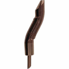 Tuffaloy - Spot Welder Tips For Use With: 5RW Electrode Holder Type: Double Bend Tip D Nose (Offset) - USA Tool & Supply