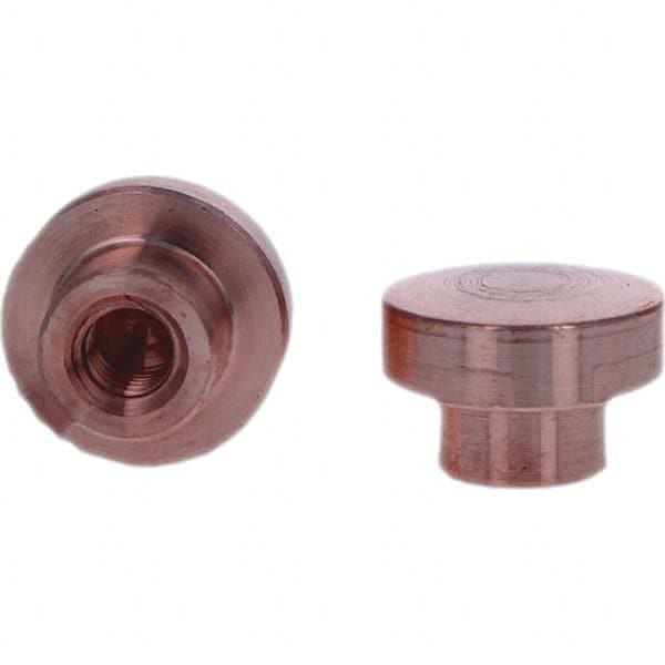 Tuffaloy - Spot Welder Tips For Use With: Socket Or Paddle Type Holder Type: Socket Tip F Nose (Radius) - USA Tool & Supply