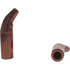 Tuffaloy - Spot Welder Tips For Use With: 5RW Electrode Holder Type: Single Bend Tip A Nose (Pointed) - USA Tool & Supply