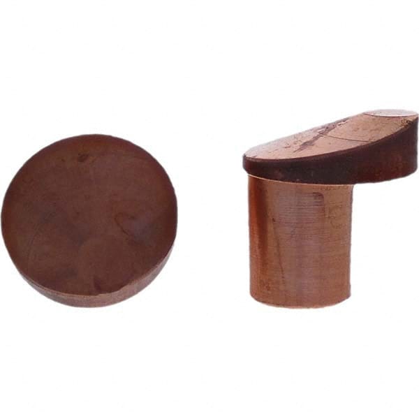 Tuffaloy - Spot Welder Tips For Use With: 4RW Electrode Holder Type: Paddle Tip D Nose (Offset) - USA Tool & Supply
