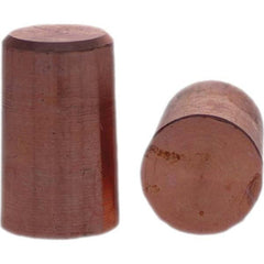 Tuffaloy - Spot Welder Tips For Use With: 4RW Electrode Holder Type: Paddle Tip C Nose (Flat) - USA Tool & Supply