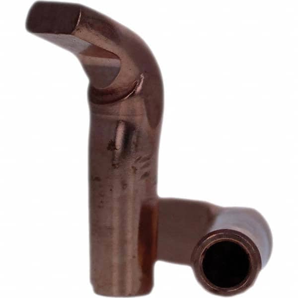 Tuffaloy - Spot Welder Tips For Use With: 5RW Electrode Holder Type: Single Bend Tip Spade Nose - USA Tool & Supply