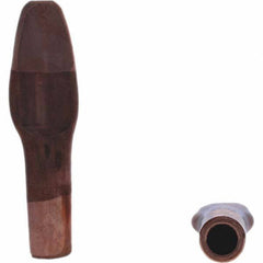 Tuffaloy - Spot Welder Tips For Use With: 5RW Electrode Holder Type: Misc Straight Tip Spade Nose - USA Tool & Supply