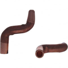 Tuffaloy - Spot Welder Tips For Use With: 5RW Electrode Holder Type: Misc Double Bend Tips A Nose (Pointed) - USA Tool & Supply