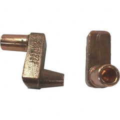 Tuffaloy - Spot Welder Tips For Use With: 5RW Electrode Holder Type: Misc Double Bend Tip E Nose (Truncated) - USA Tool & Supply