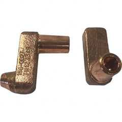 Tuffaloy - Spot Welder Tips For Use With: 5RW Electrode Holder Type: Misc Double Bend Tip E Nose (Truncated) - USA Tool & Supply