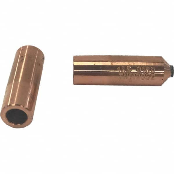 Tuffaloy - Spot Welder Tips For Use With: 5RW Electrode Holder Type: Refactory Straight Tip A Nose (Pointed) - USA Tool & Supply
