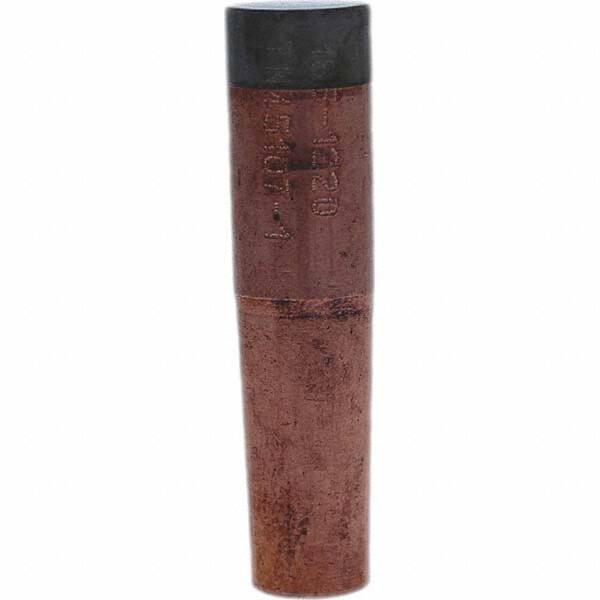 Tuffaloy - Spot Welder Tips For Use With: 4RW Electrode Holder Type: Refactory Straight Tip C Nose (Flat) - USA Tool & Supply