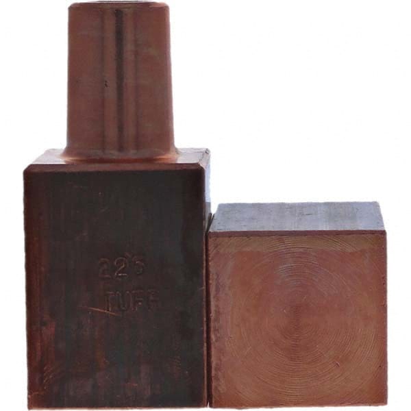 Tuffaloy - Spot Welder Tips For Use With: 5RW Electrode Holder Type: Backup Electrode Rectangular Face - USA Tool & Supply