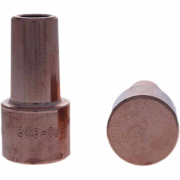 Tuffaloy - Spot Welder Tips For Use With: 5RW Electrode Holder Type: Backup Electrode Round Face - USA Tool & Supply