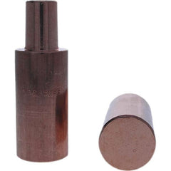 Tuffaloy - Spot Welder Tips For Use With: 5RW Electrode Holder Type: Backup Electrode Round Face - USA Tool & Supply