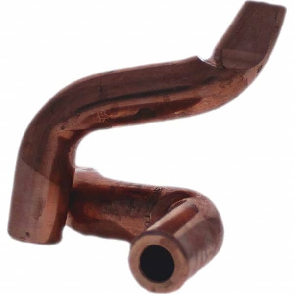 Tuffaloy - Spot Welder Tips For Use With: 5RW Electrode Holder Type: Misc Double Bend Tip Spade Nose - USA Tool & Supply