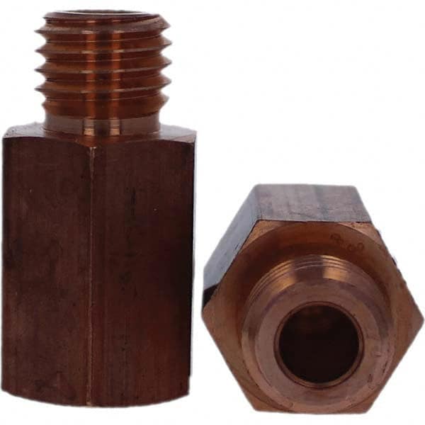 Tuffaloy - Spot Welder Tips For Use With: 3/4-10 Threaded Electrode Holder Type: Threaded Tip C Nose (Flat) - USA Tool & Supply