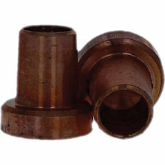 Tuffaloy - Spot Welder Tips For Use With: 5RW Cap Taper Electrode Holder Type: Paddle Tip C Nose (Flat) - USA Tool & Supply