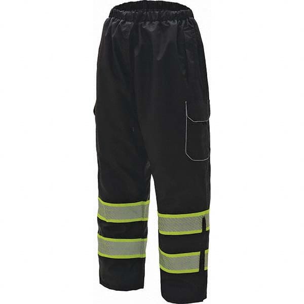 GSS Safety - Size L/XL Black Waterproof & Cold Weather Pants - USA Tool & Supply