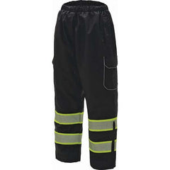 GSS Safety - Size L/XL Black Waterproof & Cold Weather Pants - USA Tool & Supply