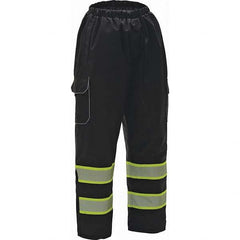 GSS Safety - Size S/M Black Waterproof Rain Pants - USA Tool & Supply