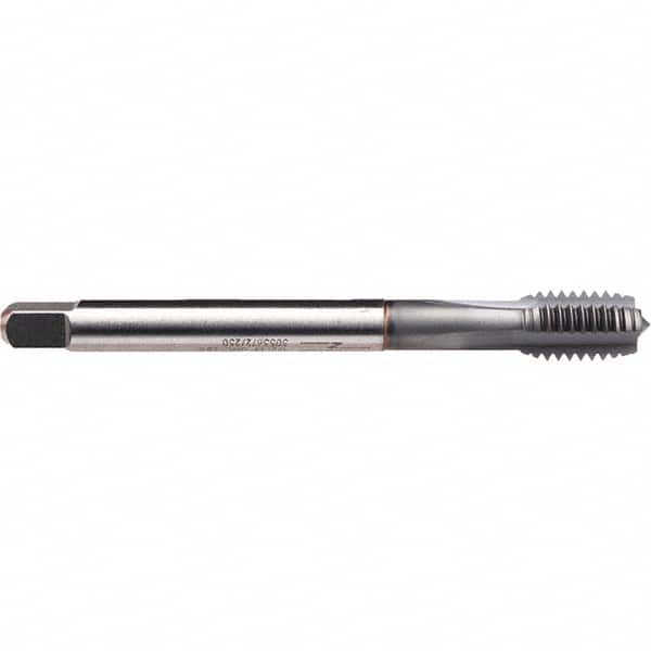 Emuge - M14x2.00 Metric D6 3-Flute TiCN Finish Cobalt Straight Flute Machine Tap - USA Tool & Supply