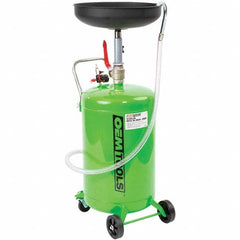 OEM Tools - Oil Drain Containers Type: Oil Drain w/Casters Container Size: 18 Gal. - USA Tool & Supply