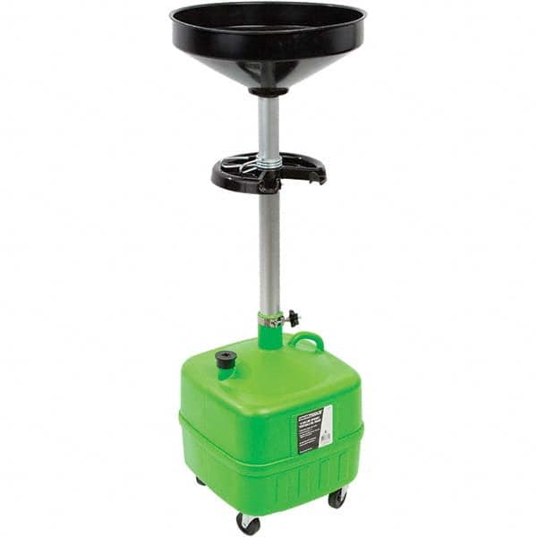OEM Tools - Oil Drain Containers Type: Oil Lift Drain w/Casters Container Size: 9 Gal. - USA Tool & Supply