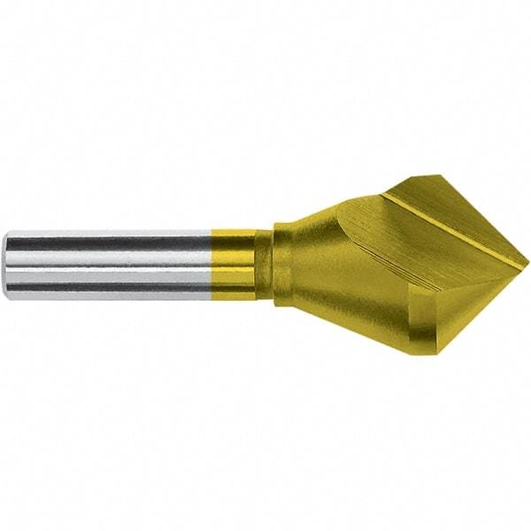 Magafor - 30mm Head Diam, 15/32" Shank Diam, 82° Cobalt Countersink - 3-5/8" OAL, Single End, Straight Shank, Right Hand Cut - USA Tool & Supply