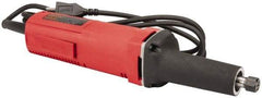 Milwaukee Tool - 1/4 Inch Collet, 21,000 RPM, Straight, Electric Die Grinder - 120 Volt, 4.5 Amp, 8 Ft. Long Cord - USA Tool & Supply