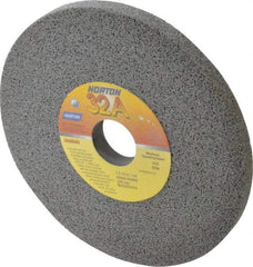 Norton - 7" Diam x 1-1/4" Hole x 1/2" Thick, H Hardness, 60 Grit Surface Grinding Wheel - Aluminum Oxide, Type 1, Medium Grade, 3,600 Max RPM, Vitrified Bond, No Recess - USA Tool & Supply