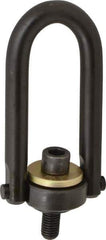 Jergens - 4,000 Lb Load Capacity Safety Engineered Center Pull Hoist Ring - 60 Ft/Lb Torque, 5/8 - 11 Thread, Alloy Steel - USA Tool & Supply