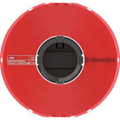 MakerBot - 3D Printer Consumables Material: ABS Color: Red - USA Tool & Supply