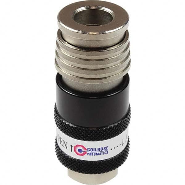 Coilhose Pneumatics - Pneumatic Hose Fittings & Couplings Type: Safety Coupler Thread Size: 0.375 - USA Tool & Supply