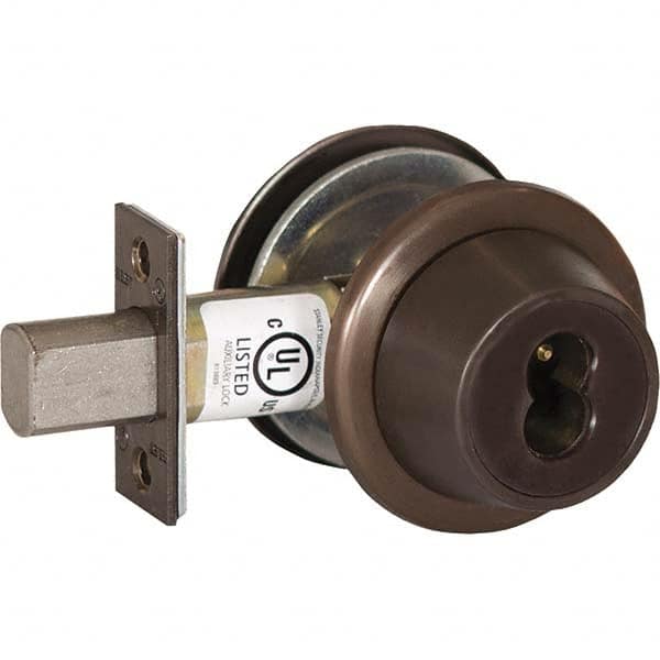 Best - Deadbolts Type: Heavy-Duty Single Cylinder Door Thickness Range: 1-3/4-2 - USA Tool & Supply