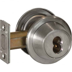 Best - Deadbolts Type: Heavy-Duty Double Cylinder Door Thickness Range: 1-3/4-2 - USA Tool & Supply