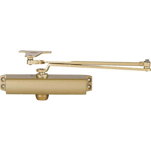 Stanley - Manual Dampers Type: Commercial Grade 1 Door Closer Closer Body Length: 10.0 (Decimal Inch) - USA Tool & Supply