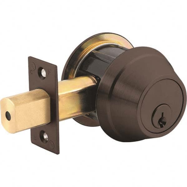 Stanley - 6 Pin Schlage C Single Cylinder Deadbolt - USA Tool & Supply