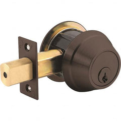 Stanley - 6 Pin Schlage C Single Cylinder Deadbolt - USA Tool & Supply