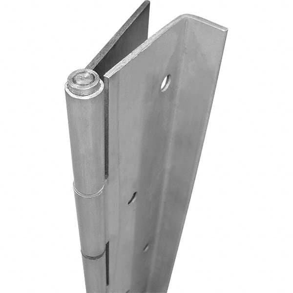 Stanley - 84" Long x 5" Wide Grade 1 304 Stainless Steel Commercial Hinge - USA Tool & Supply