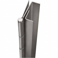 Stanley - 84" Long x 5" Wide Grade 1 304 Stainless Steel Commercial Hinge - USA Tool & Supply