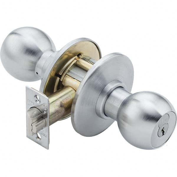 Best - Knob Locksets Type: Communicating Door Thickness: 1 3/8 - 2 - USA Tool & Supply