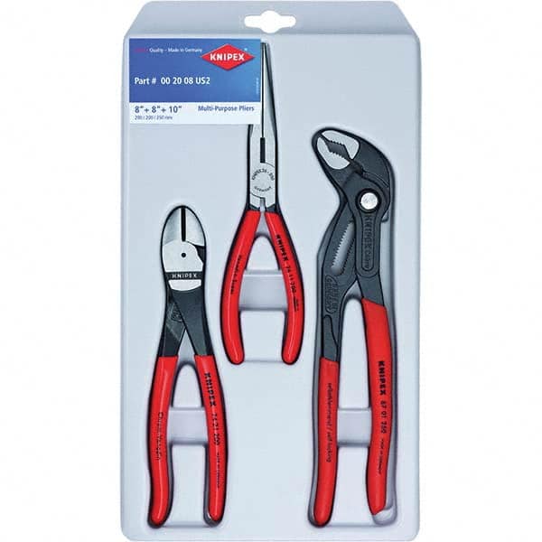 Knipex - Plier Sets Set Type: Assortment Number of Pieces: 3 - USA Tool & Supply