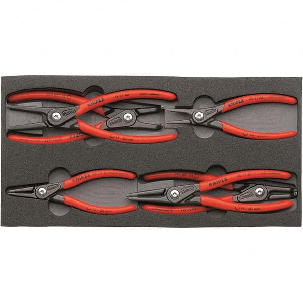 Knipex - Plier Sets Set Type: Retaining Ring Pliers Number of Pieces: 6 - USA Tool & Supply