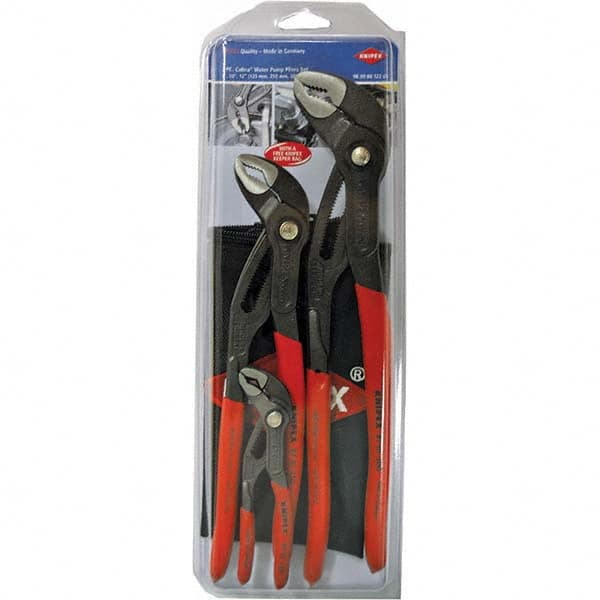 Knipex - Plier Sets Set Type: Tongue & Groove Pliers Number of Pieces: 3 - USA Tool & Supply