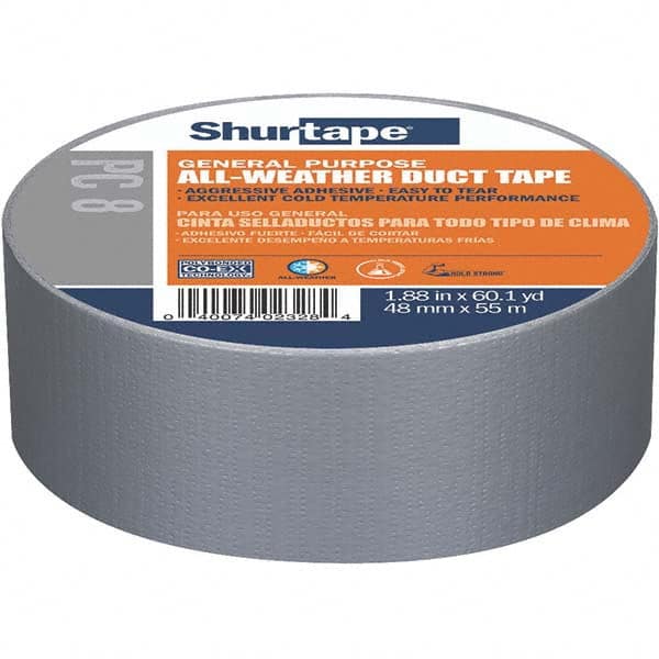 Shurtape - PC 8 General Purpose Grade, Co-Extruded Duct Tape - USA Tool & Supply