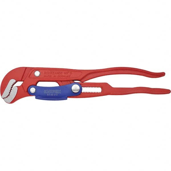 Knipex - Pipe Wrenches Type: Adjustable Maximum Pipe Capacity (Inch): 1-5/8 - USA Tool & Supply