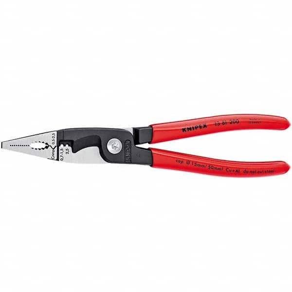 Knipex - Cutting Pliers Type: Electrician Pliers Insulated: NonInsulated - USA Tool & Supply