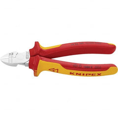 Knipex - Cutting Pliers Type: Diagonal Cutter w/Stripper Insulated: Insulated - USA Tool & Supply