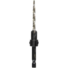 Milwaukee Tool - Adjustable-Depth Drill Countersinks Cutter Head Diameter (Wire): #8 Cutter Head Diameter (Inch): 1/4 - USA Tool & Supply