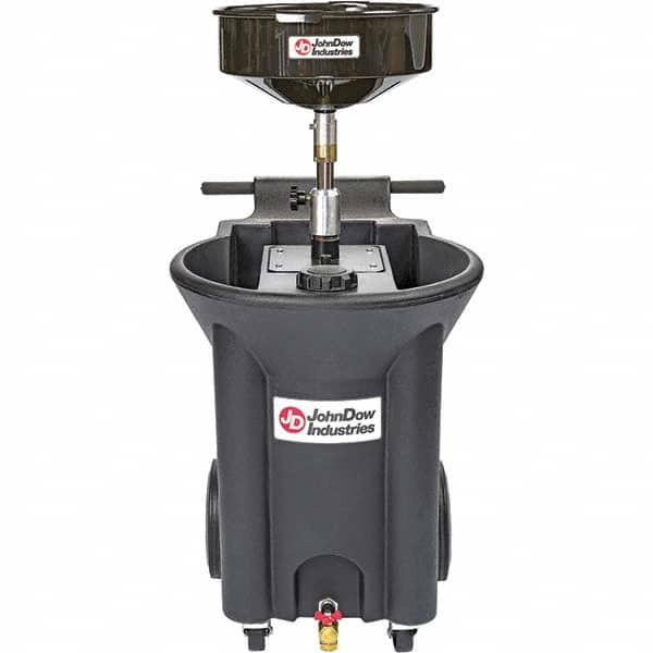 JohnDow - Oil Drain Containers Type: Oil Drain w/Casters Container Size: 22 Gal - USA Tool & Supply