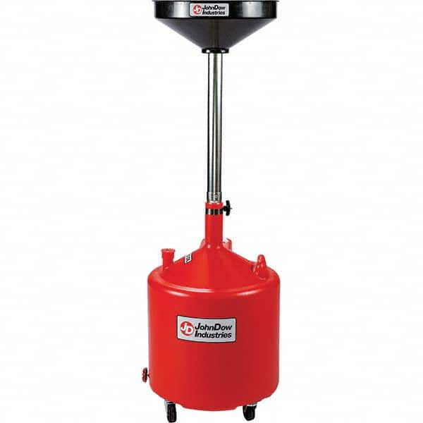 JohnDow - Oil Drain Containers Type: Pressurized Evacuation Drain w/Casters Container Size: 18 Gal. - USA Tool & Supply