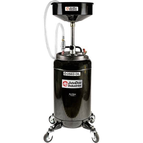 JohnDow - Oil Drain Containers Type: Pressurized Evacuation Drain w/Casters Container Size: 25 Gal - USA Tool & Supply